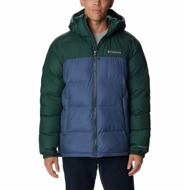 Columbia Winterjacke Pike Lake mit Kapuze (Omni-Heat Thermo-Isolierung) blau/grün Herren